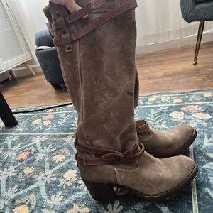 Brown Leather Women's Boots